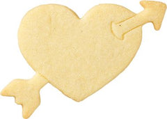 TAGLIAPASTA CUORE CON FRECCIA INOX CM 9