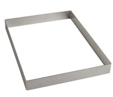 STAMPO RETTANGOLO INOX