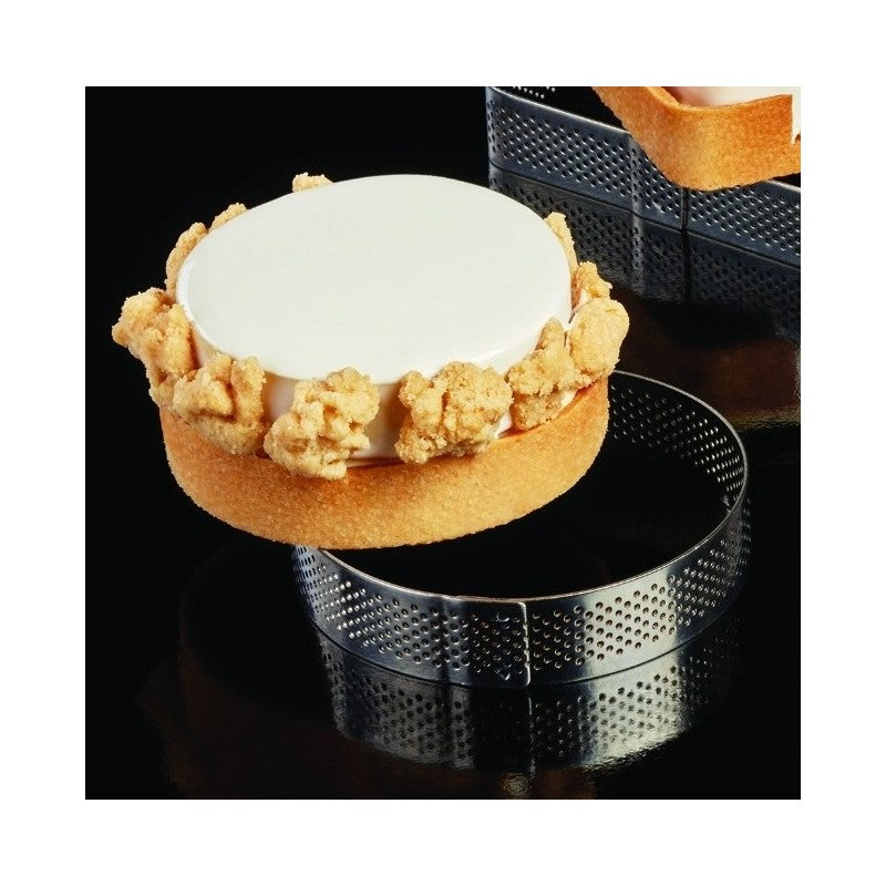 FASCIA MICROFORATA INOX CERCHIO CM 9 - PER CROSTATA