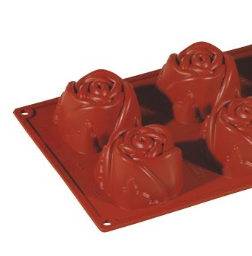 STAMPO IN SILICONE ROSE