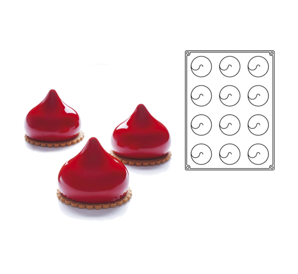 STAMPO SILICONE JASMINE 12 IMPRONTE
