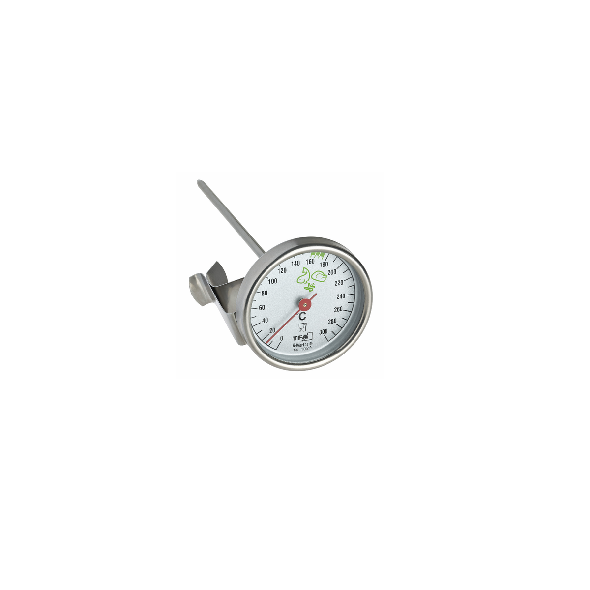 TERMOMETRO PER GRASSI/FRITTURA  0/300°C