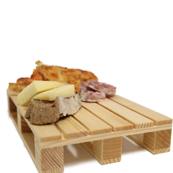 TAGLIERE PALLET IN FAGGIO, 20x13x3,5h cm