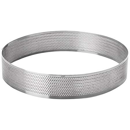 FASCIA MICROFORATA INOX CERCHIO CM 9 - PER CROSTATA