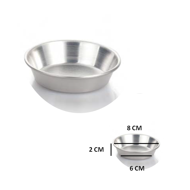 FORMA ALLUMINIO LISCIA CM 8 X 2H