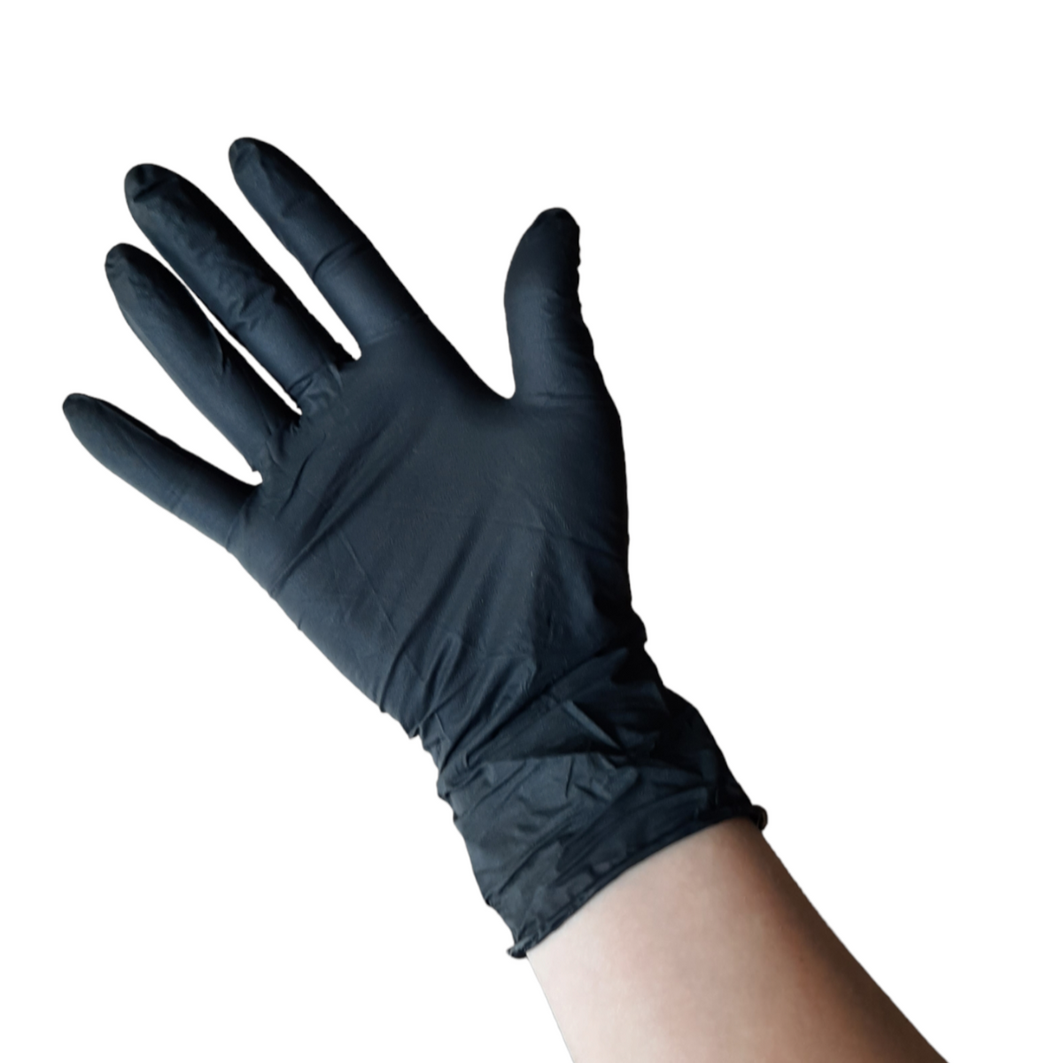 GUANTI  BLACK IN NITRILE PER ALIMENTI PEZZI 100