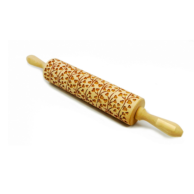 ROLLING PIN WITH HEART BRANCHES DECORATION 43 CM