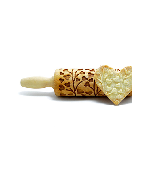 ROLLING PIN WITH HEART BRANCHES DECORATION 43 CM