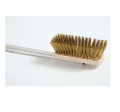 SPAZZOLA ORIENTABILE OTTONE MANICO CM 150