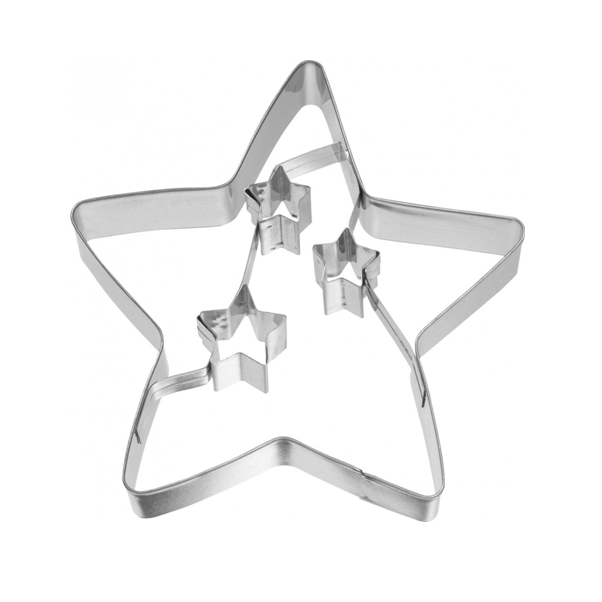 TAGLIAPASTA STELLA NATALE INOX CM 6