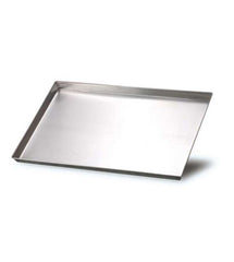 TEGLIA ALLUMINIO 60X40X4H CM CON BORDI SALDATI