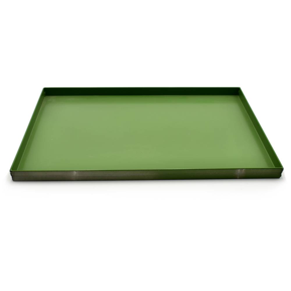 Teflon-coated aluminum baking tray, height 2 cm, non-stick