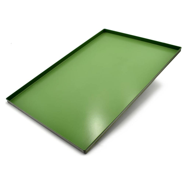 Teflon-coated aluminum baking tray, height 2 cm, non-stick