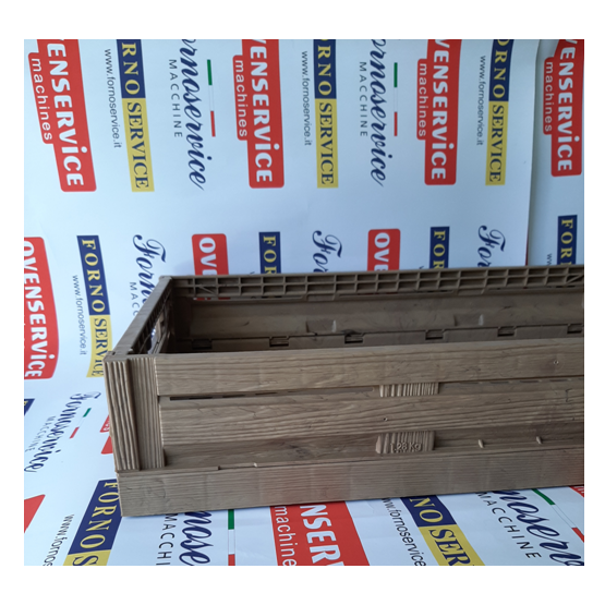 CESTO PER ALIMENTI WOOD BEIGE CM 40X60X11,3 H