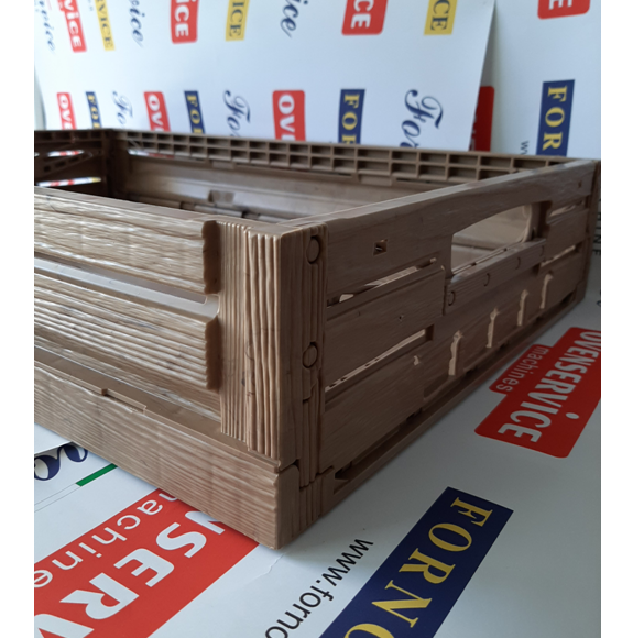 CESTO PER ALIMENTI WOOD BEIGE CM 40X60X11,3 H