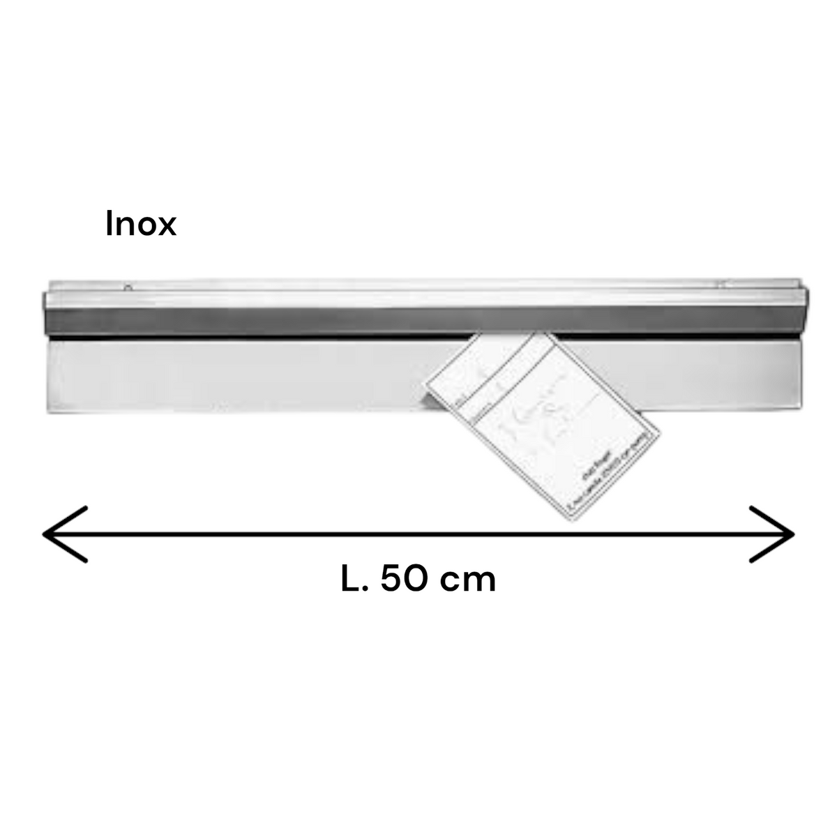 ASTA PORTACOMANDE INOX CM 50