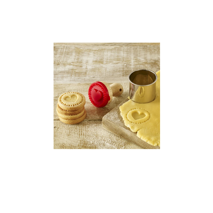 TIMBRO BISCOTTI CUORE Ø5 H7.5 CM TAGLIAPASTA