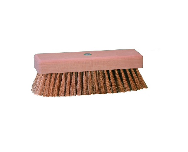 SPAZZOLA DA FORNO IN LEGNO CON INSERTO CM 27 , FILATO IN OTTONE