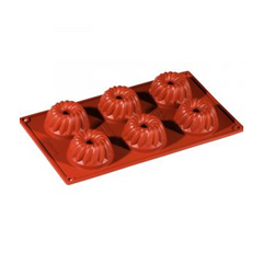 STAMPO 6 CIAMBELLINE MINI GUGLHUPF CM  Ø 6X3.3H
