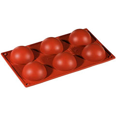 STAMPO SILICONE 6 SEMISFERE CM  Ø 7X3.5H