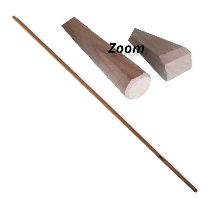 MANICO PALA ANTISCHEGGE IN LEGNO