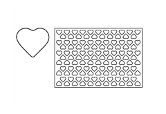 PLACCHE PER PASTAFROLLA FORMA CUORE 4 cm