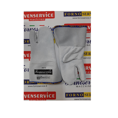 GUANTO DA FORNO  DX+SX  300°C , FORMA 3 DITA