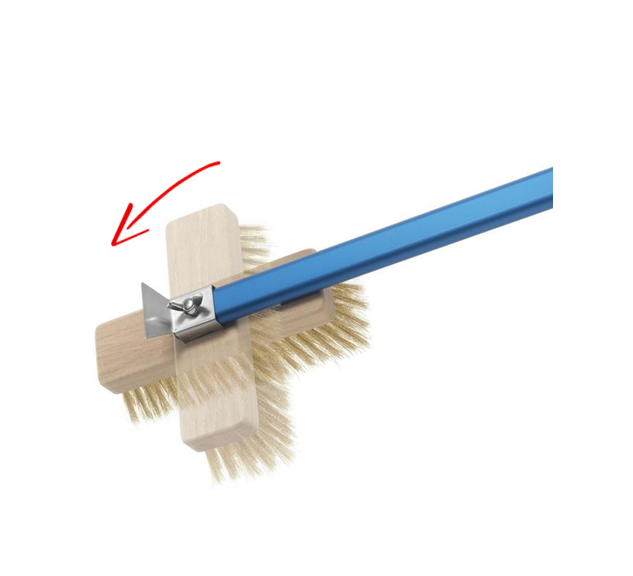 ADJUSTABLE BRASS BRUSH HANDLE 150 CM