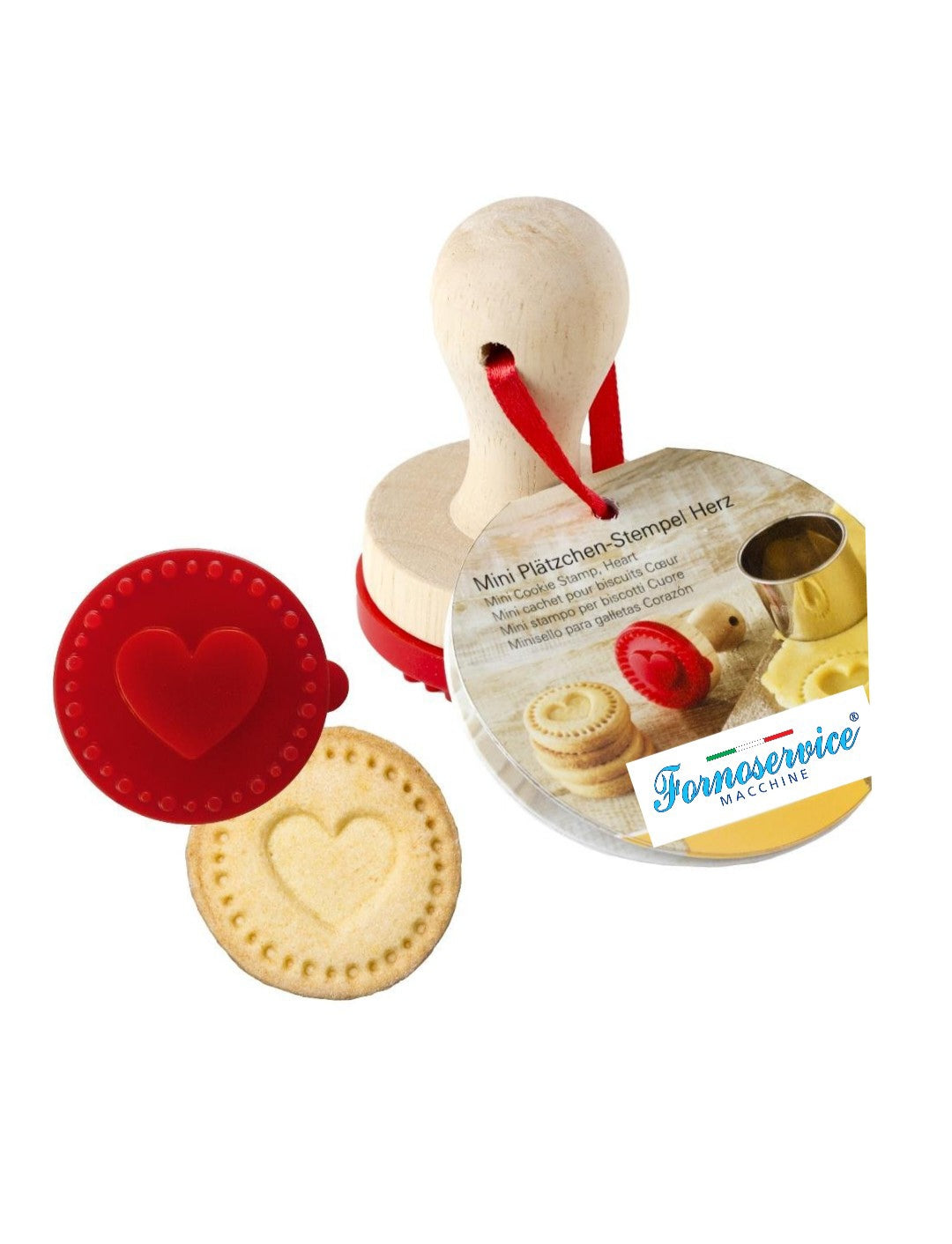 TIMBRO BISCOTTI CUORE Ø5 H7.5 CM TAGLIAPASTA